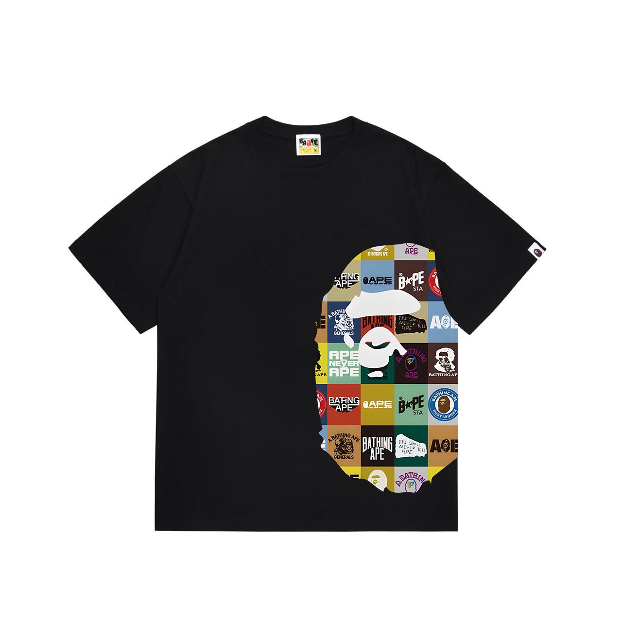 BAPE Ape-Head Collage Short-Sleeve T-Shirt — front