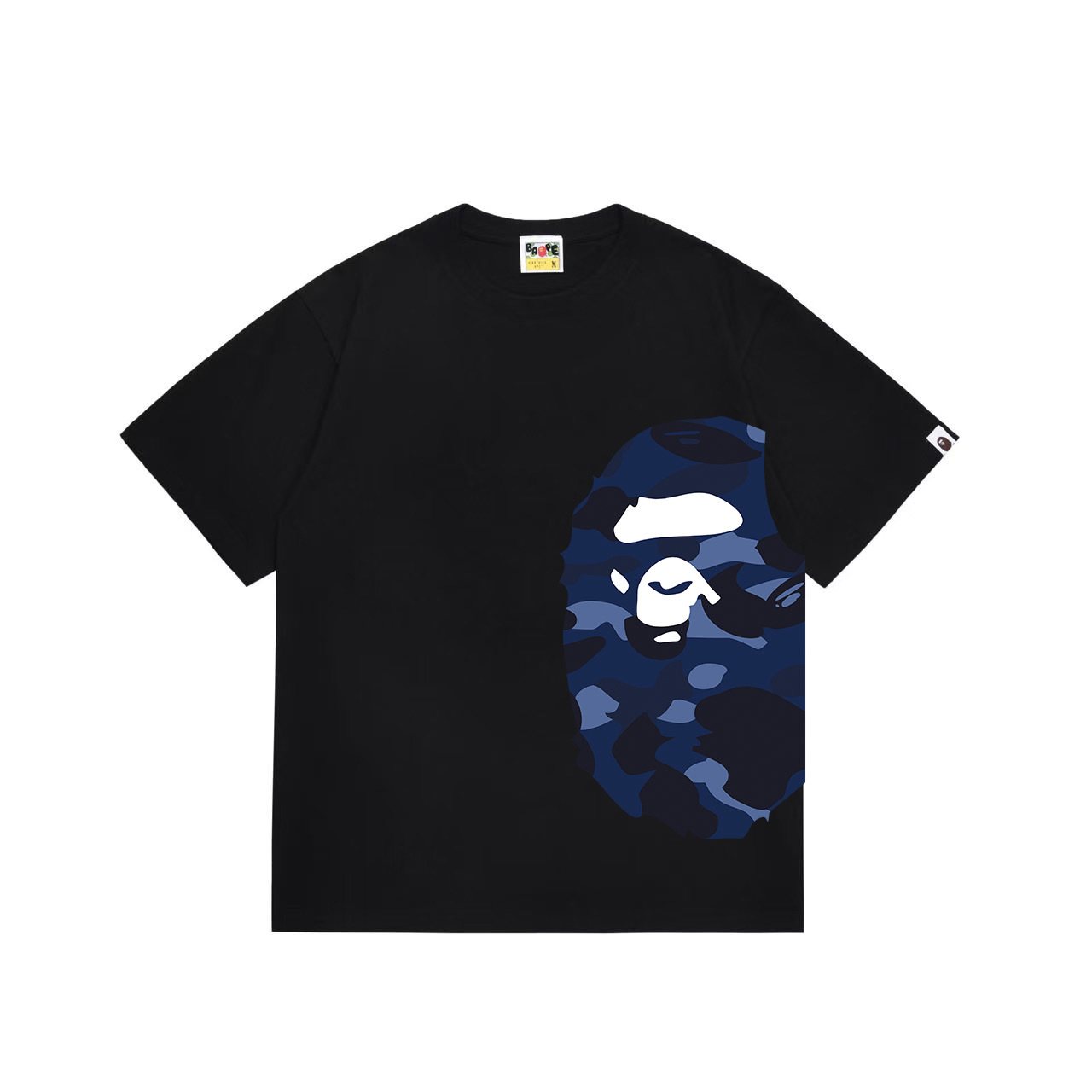 BAPE Blue Camo Side Graphic T-Shirt — front