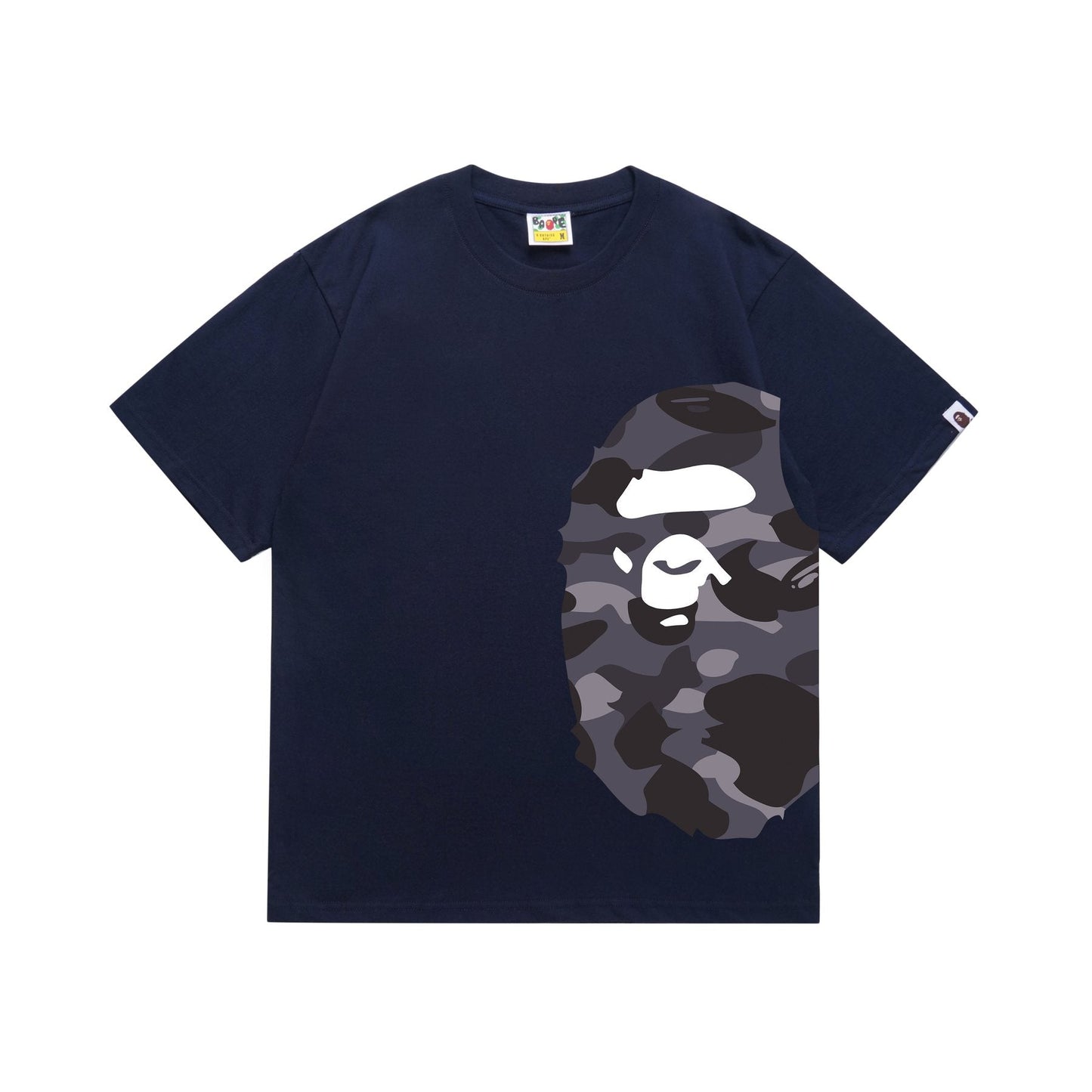 BAPE Camo Ape Face Graphic T-Shirt — front