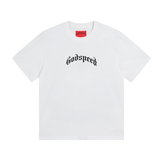 Godspeed Skull Floral Graphic T-Shirt — hero
