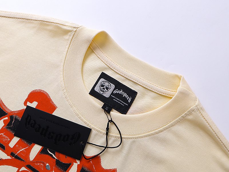 Godspeed Shark Skeleton Graphic T-Shirt — hang_tag