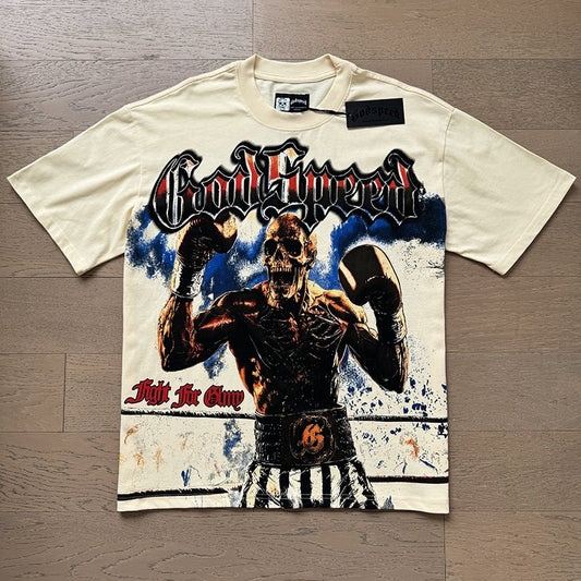 Godspeed Fight For Glory Boxer Graphic T-Shirt — hero