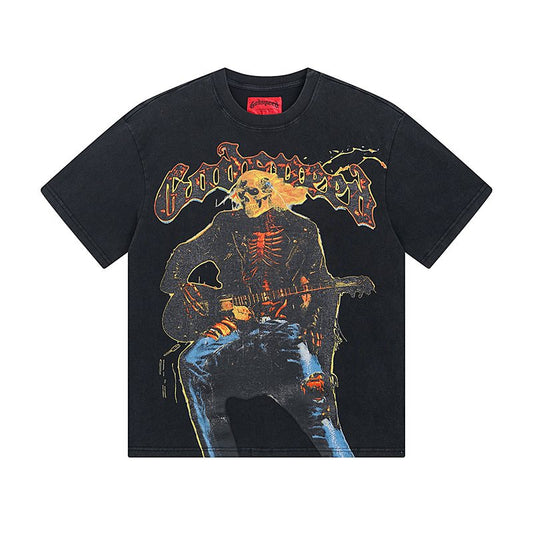 Godspeed Skeleton Guitar Graphic T-Shirt — hero