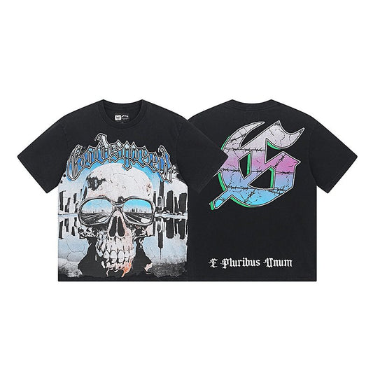 Godspeed Skull & Axe Graphic T-Shirt — hero