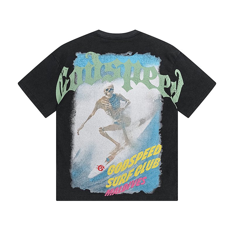 Godspeed Surf Club Maldives Graphic T-Shirt — back