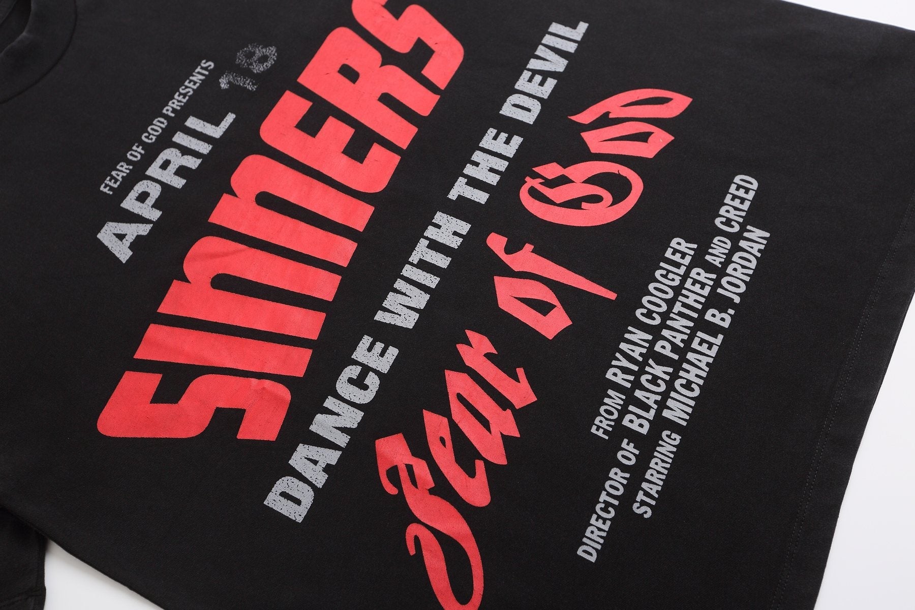 Fear of God Sinners Dance With the Devil Graphic T-Shirt — detail