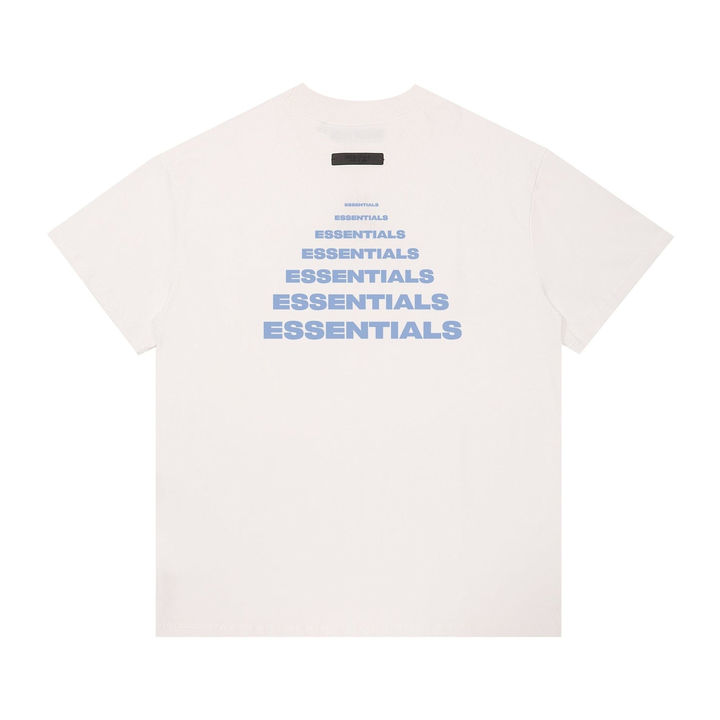 ESSENTIALS Repeated Graphic Short-Sleeve T-Shirt — back