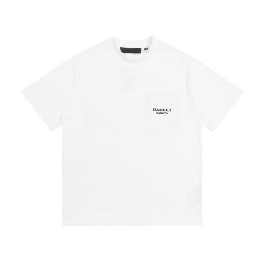 ESSENTIALS Chest Wordmark T-Shirt — hero
