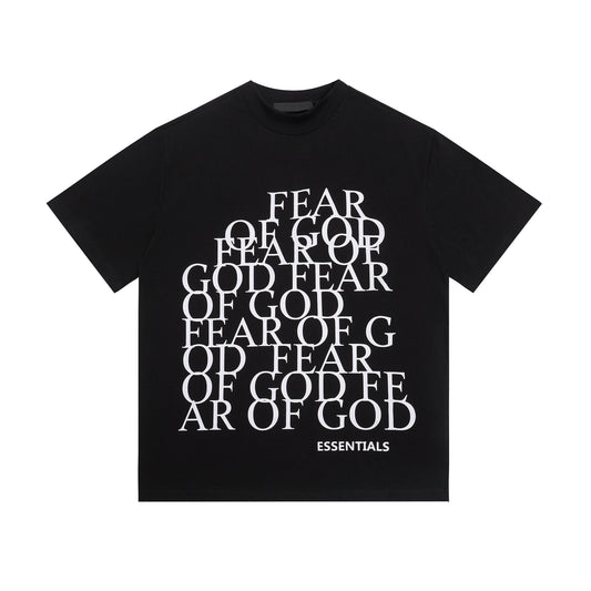 ESSENTIALS Stacked Text Graphic T-Shirt — hero