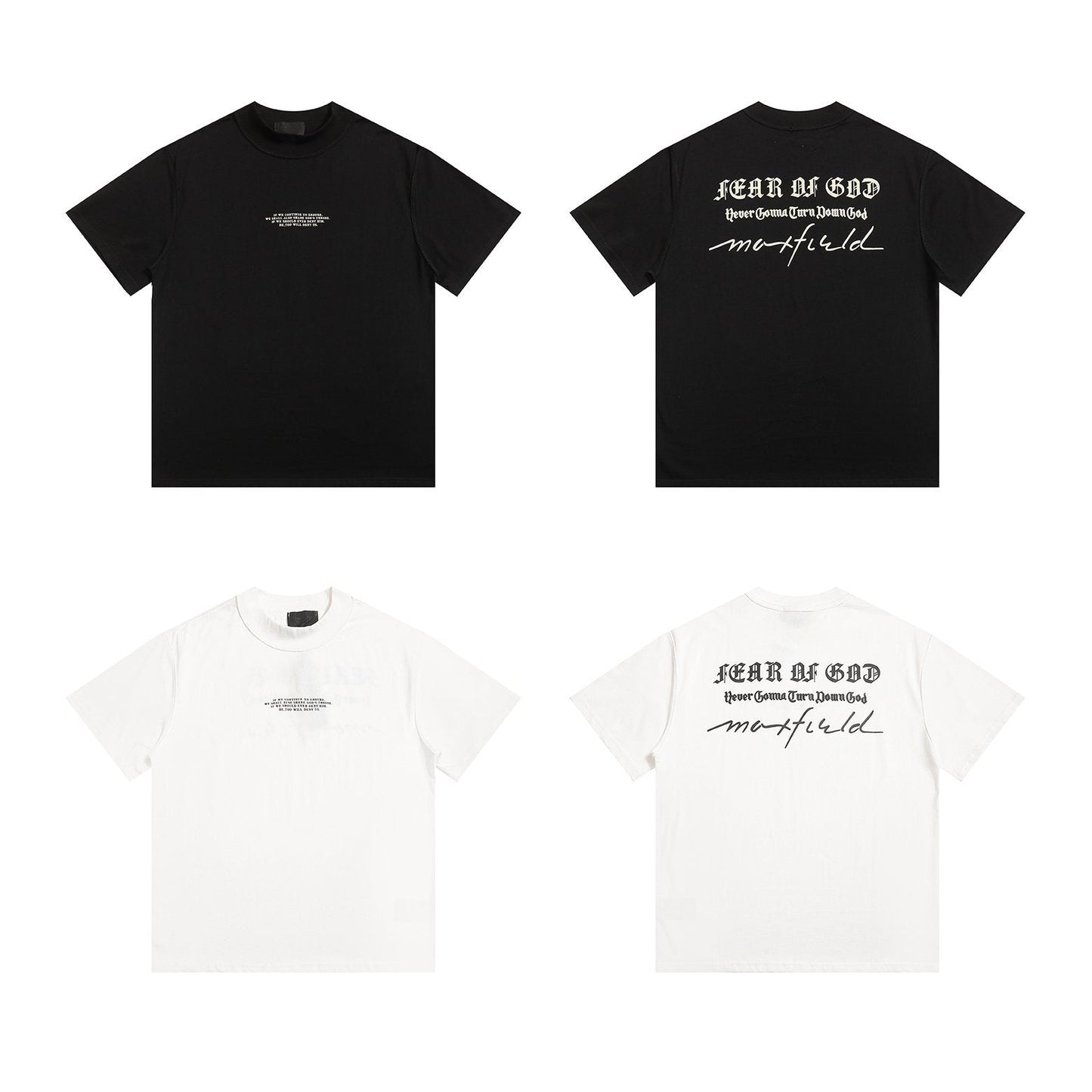 FEAR OF GOD Maxfield Back Graphic T-Shirt — comparison