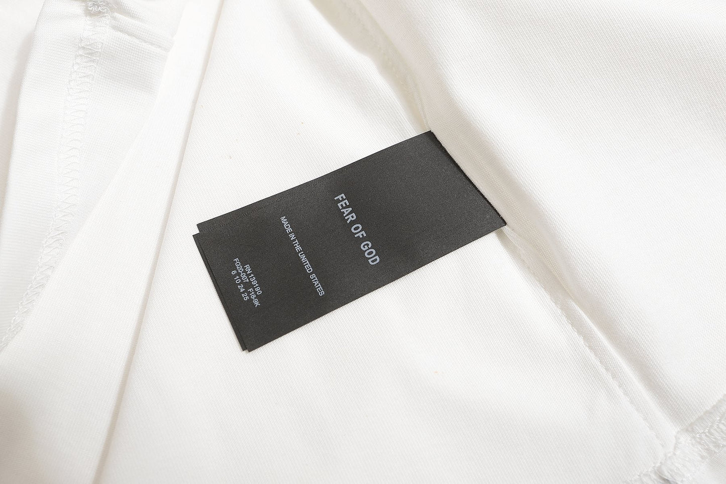 FEAR OF GOD Maxfield Back Graphic T-Shirt — hang_tag