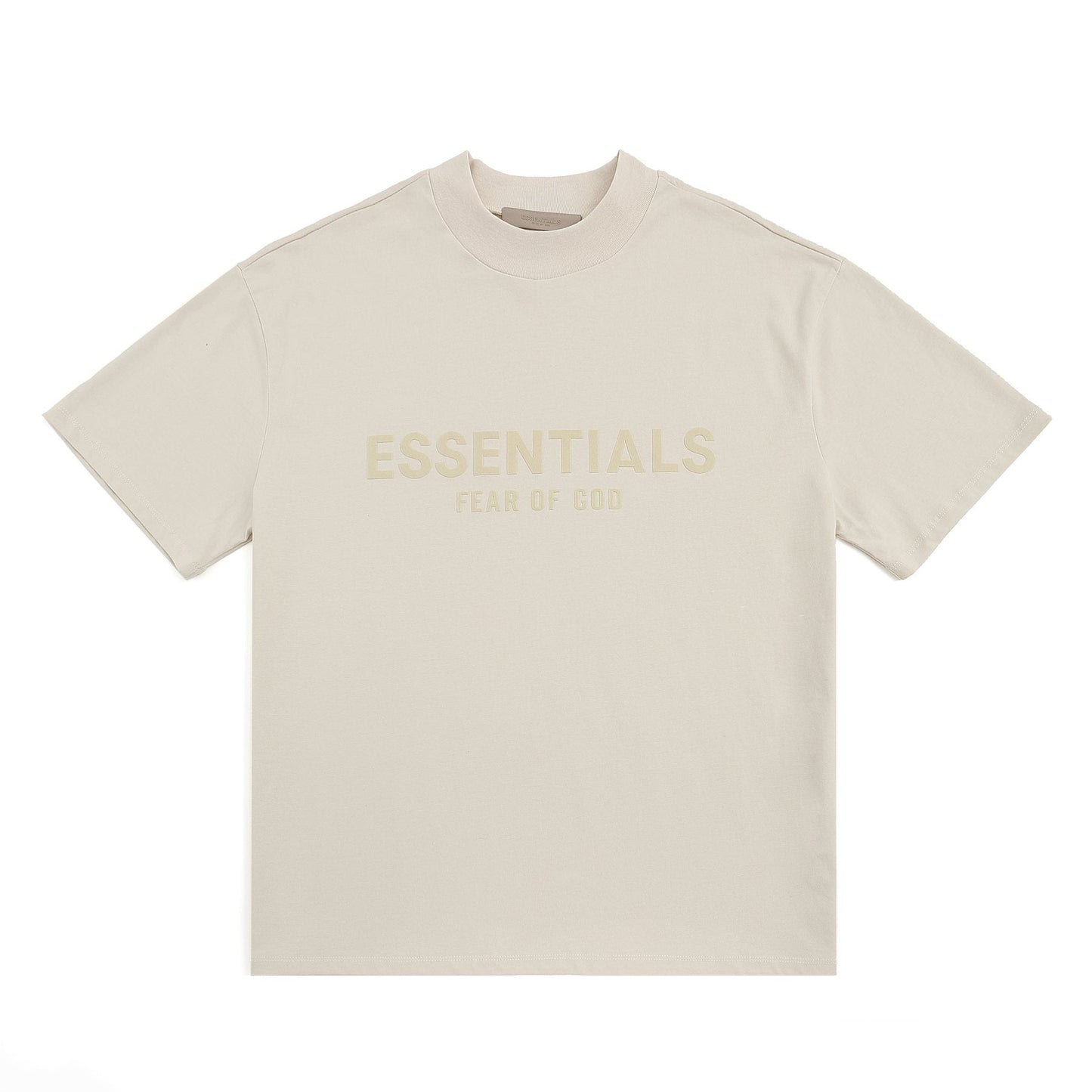 ESSENTIALS Flocked Logo Short-Sleeve T-Shirt — front