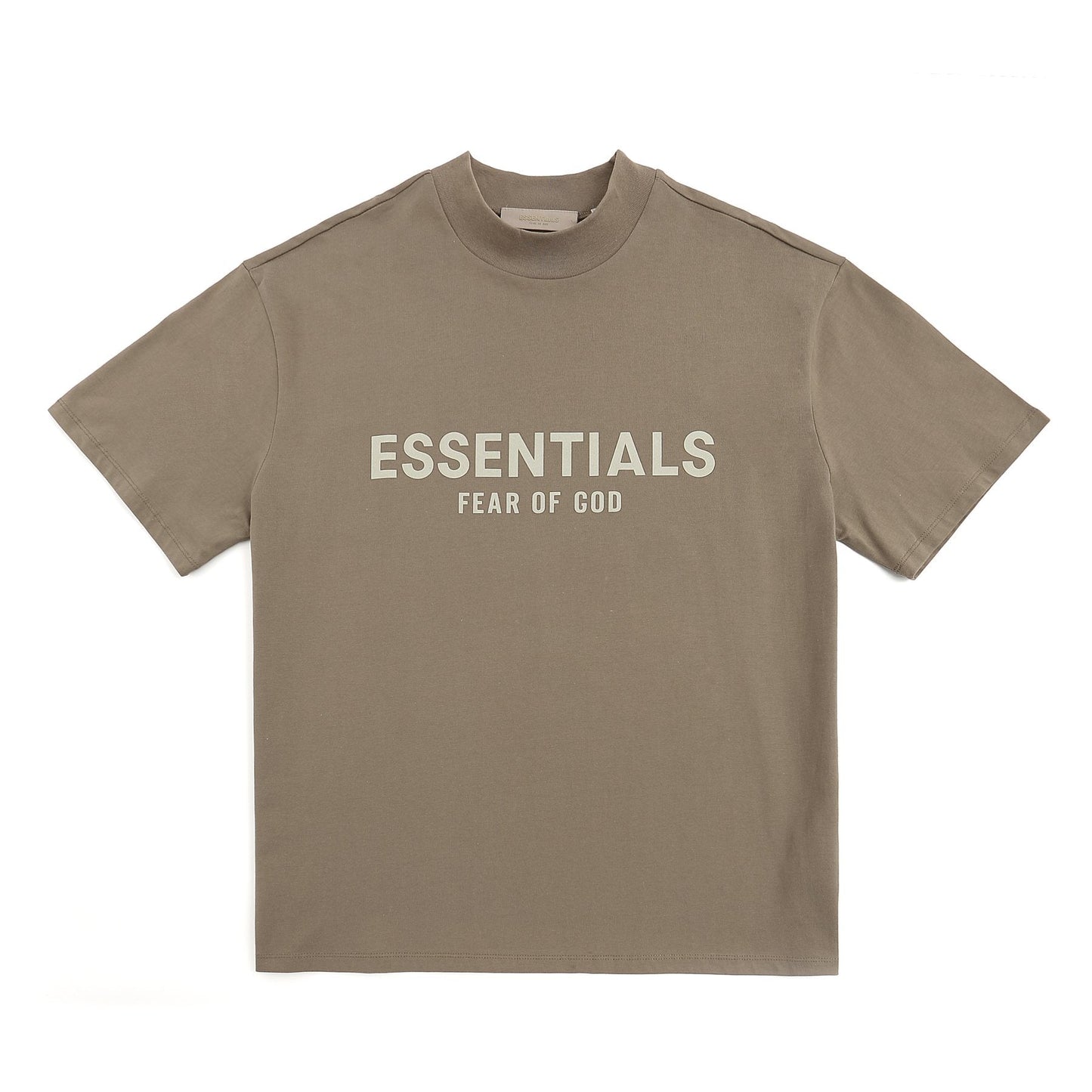 ESSENTIALS Flocked Logo Short-Sleeve T-Shirt — front