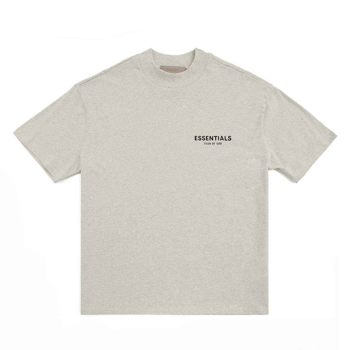 ESSENTIALS Flocked Logo Graphic T-Shirt — front