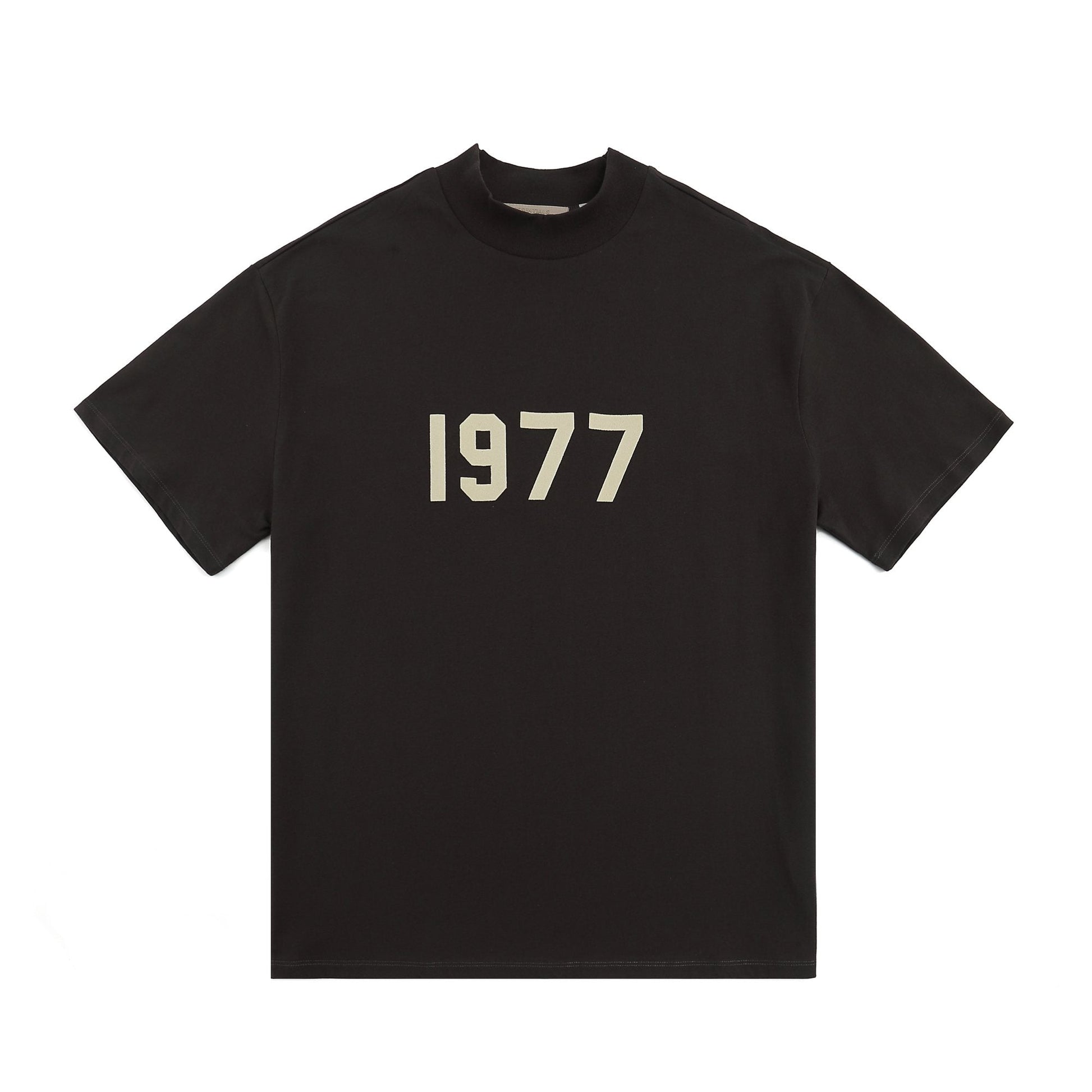 ESSENTIALS 1977 Contrast Graphic Mock-Neck T-Shirt — hero