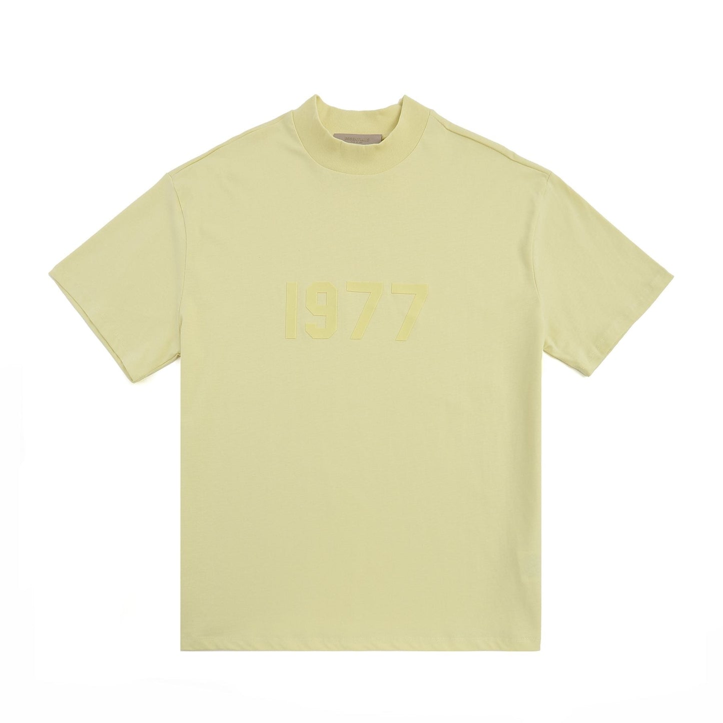 ESSENTIALS 1977 Tonal Wordmark Mock-Neck T-Shirt — front