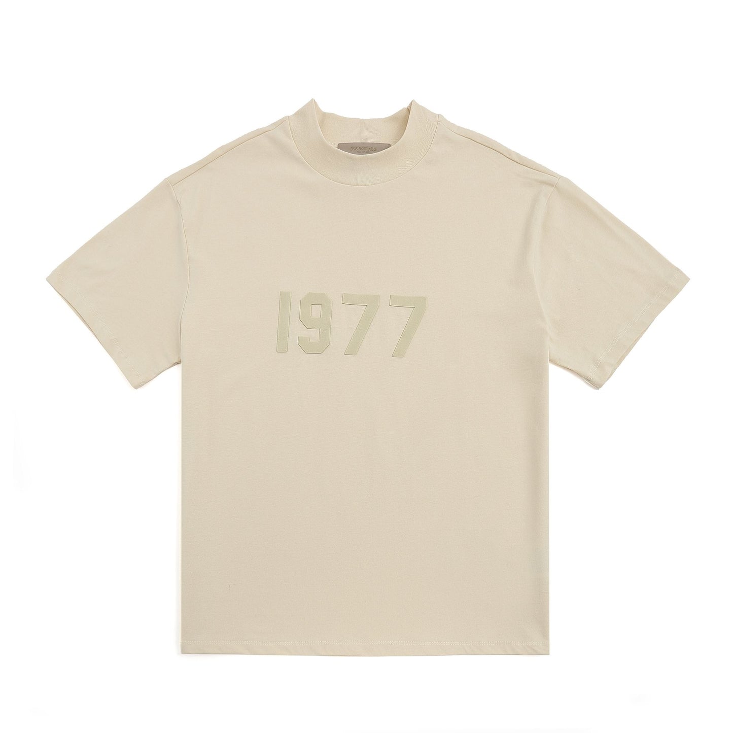 ESSENTIALS 1977 Tonal Wordmark Mock-Neck T-Shirt — front