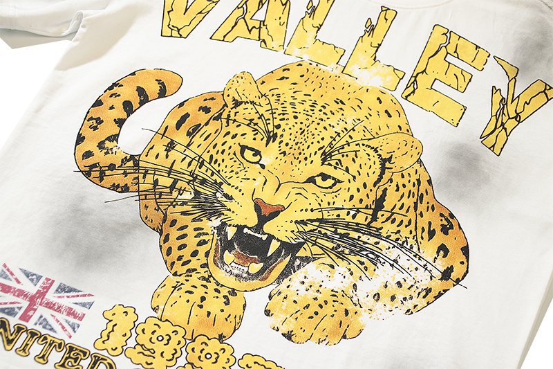 VALE USA Leopard Tour Graphic T-Shirt — detail