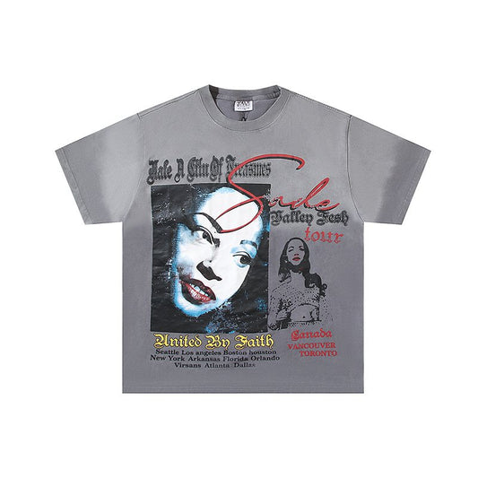 VALE USA Sade United By Faith Graphic T-Shirt — hero