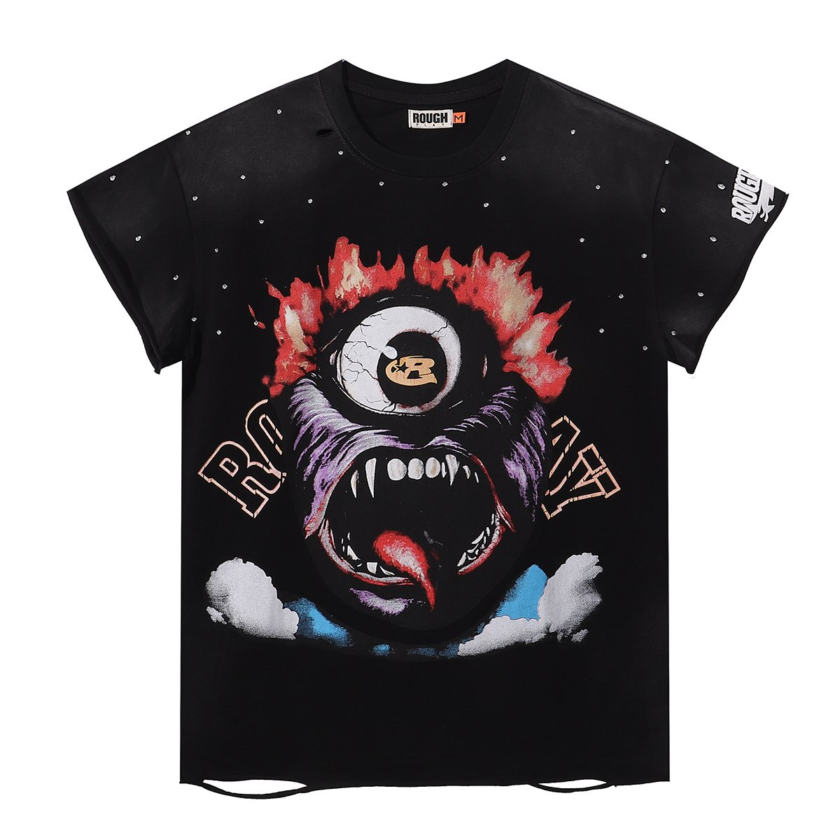 Rough Play Monster Graphic Washed T-Shirt — hero