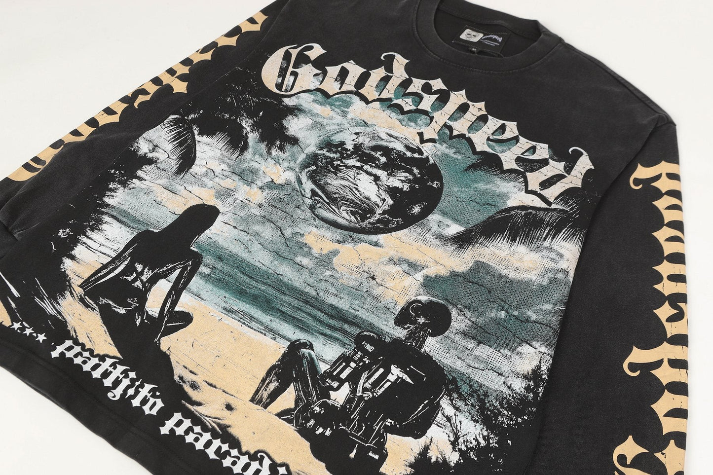 Godspeed Pacific Paradise Graphic Long-Sleeve T-Shirt — detail