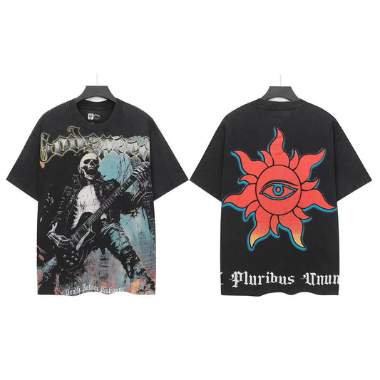 Godspeed Musician Sun-Eye Graphic T-Shirt — front