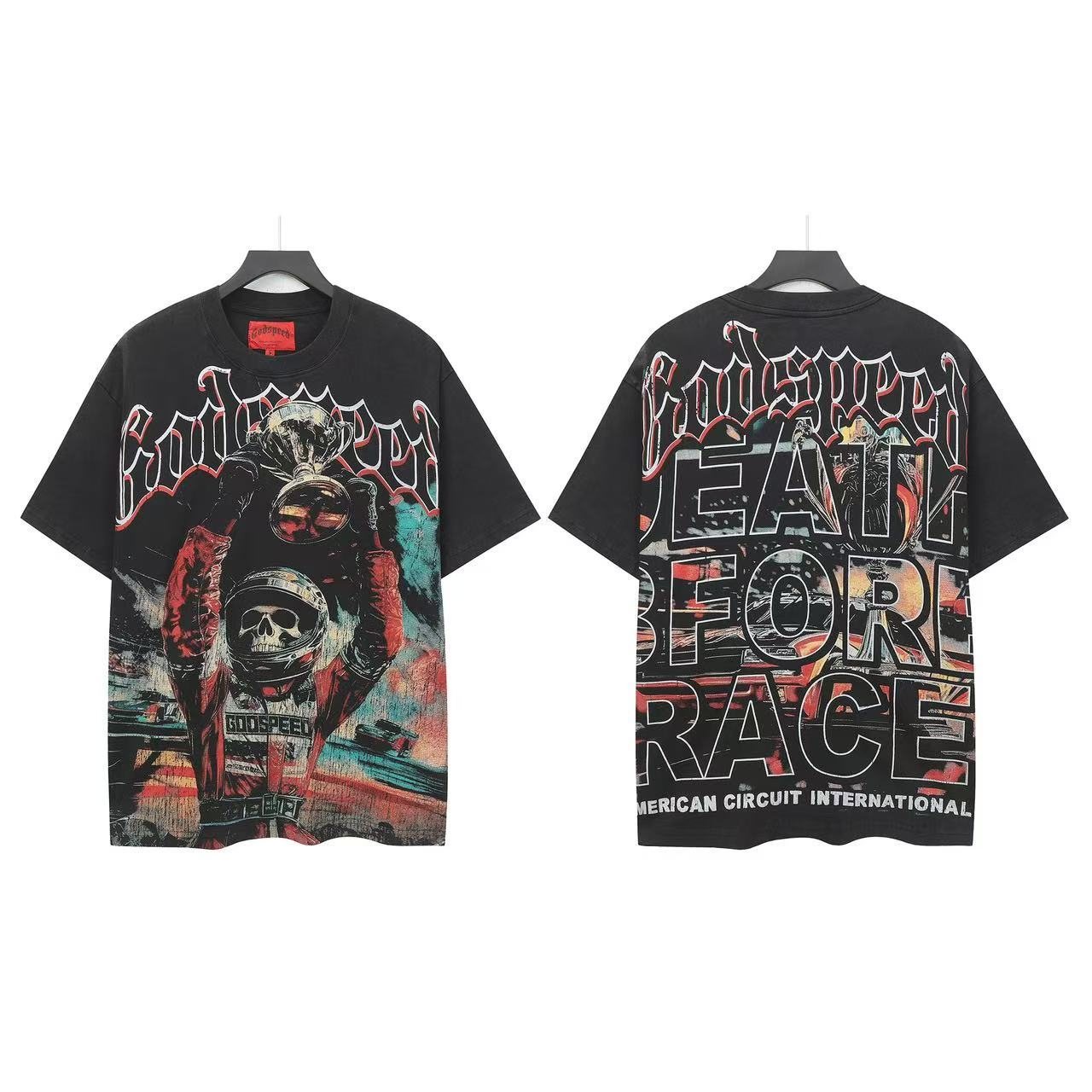 Godspeed Death Before Race Graphic T-Shirt — front
