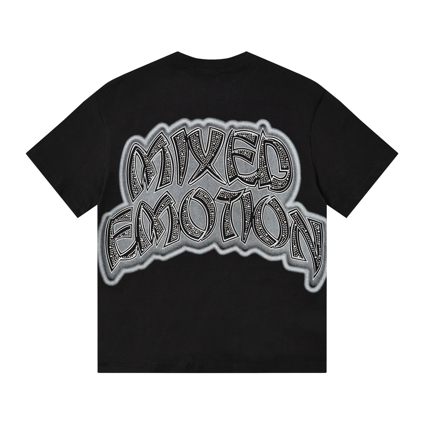 MIXED EMOTION Heat-Pressed Graphic T-Shirt — back