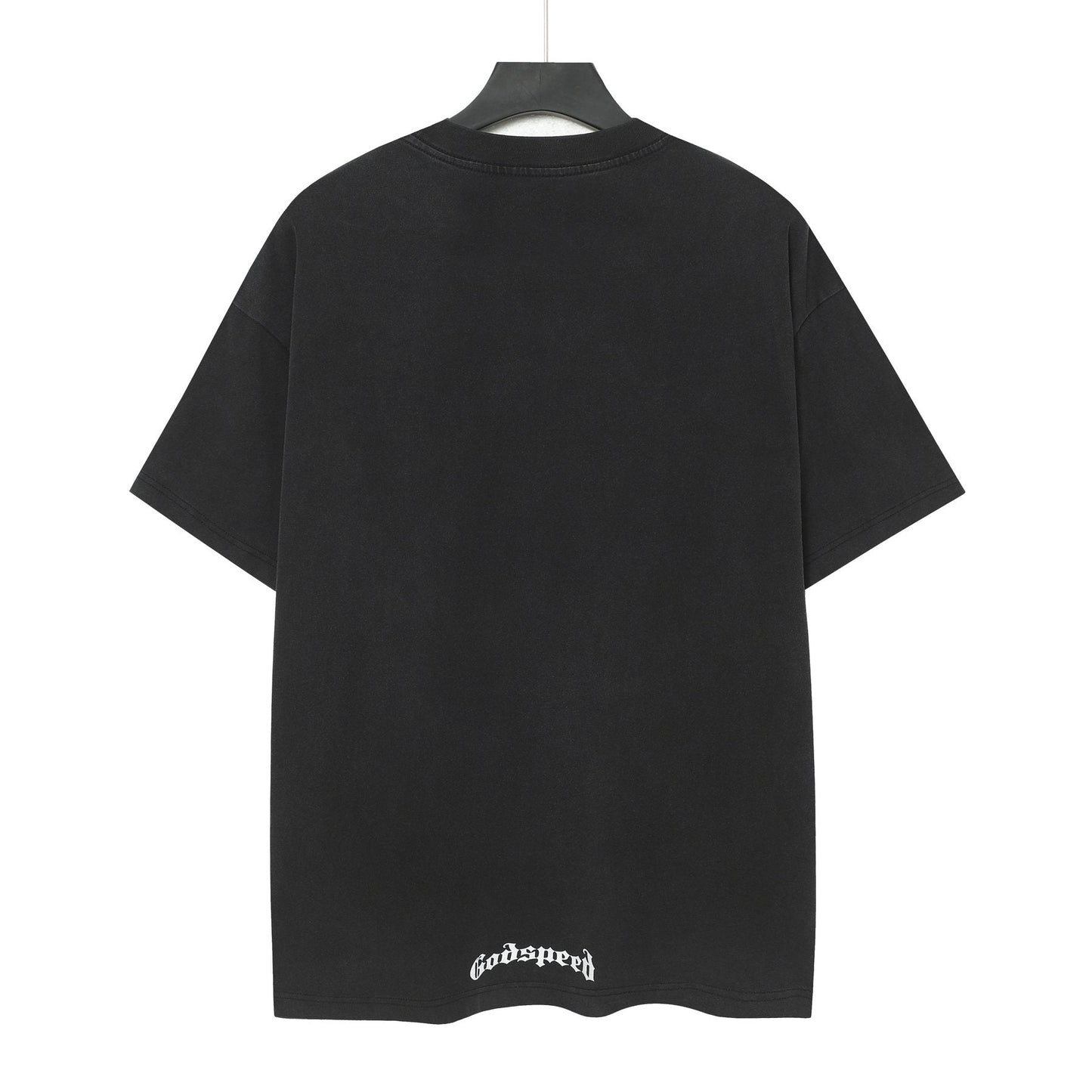 Godspeed Blue Skull Graphic T-Shirt — back