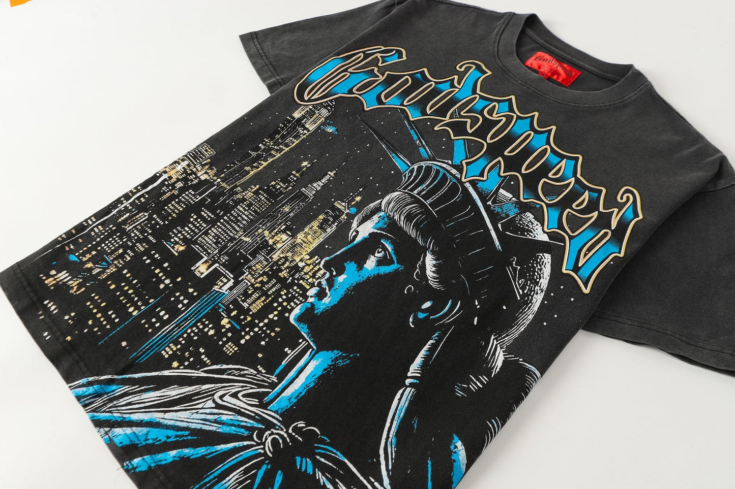 Godspeed Scary Nights Statue of Liberty Graphic T-Shirt — front