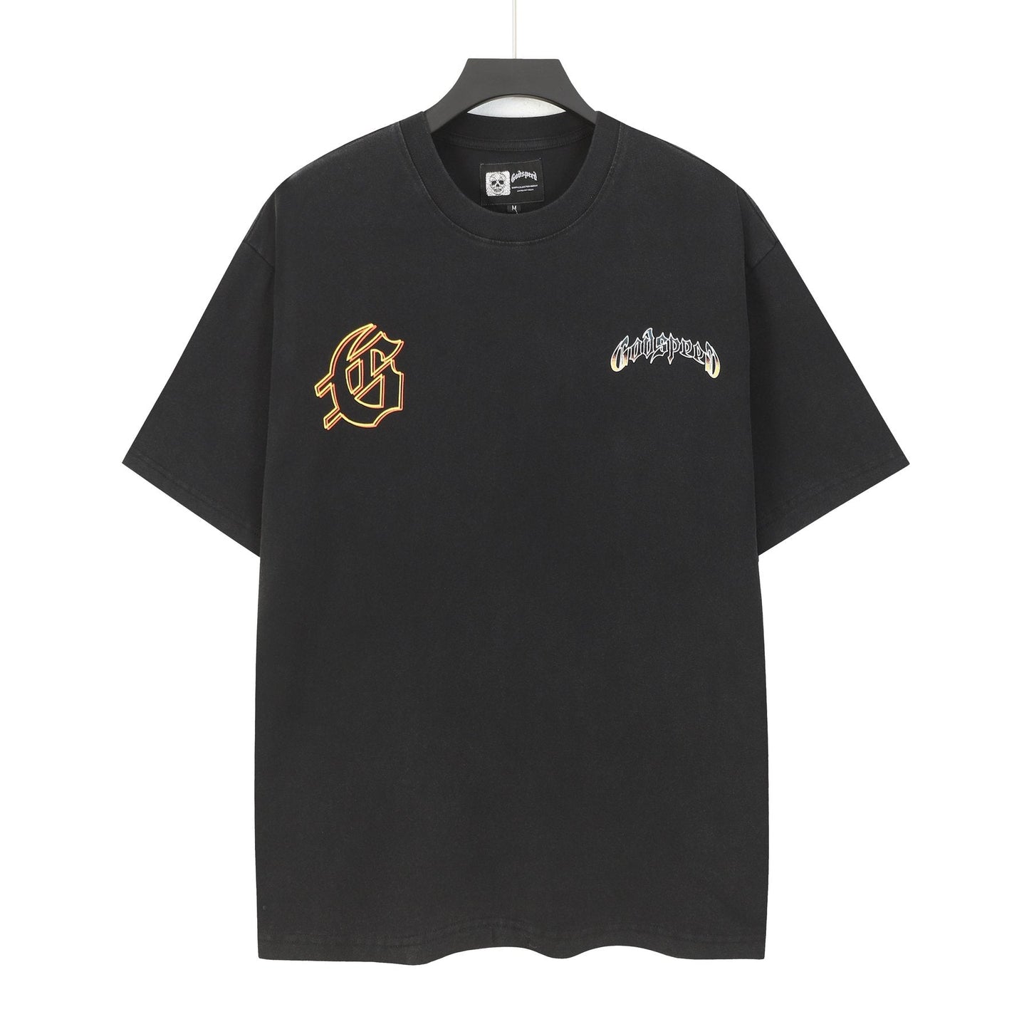 Godspeed Motorcycle Graphic Washed T-Shirt — front