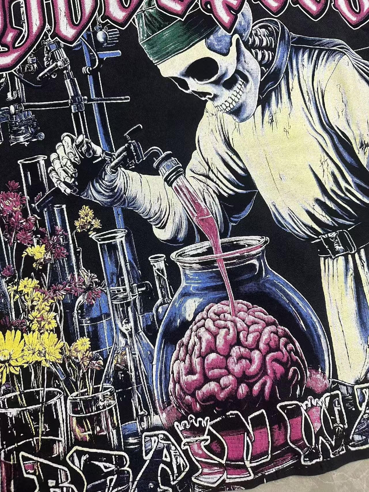 Godspeed Brain Wash Graphic T-Shirt — detail