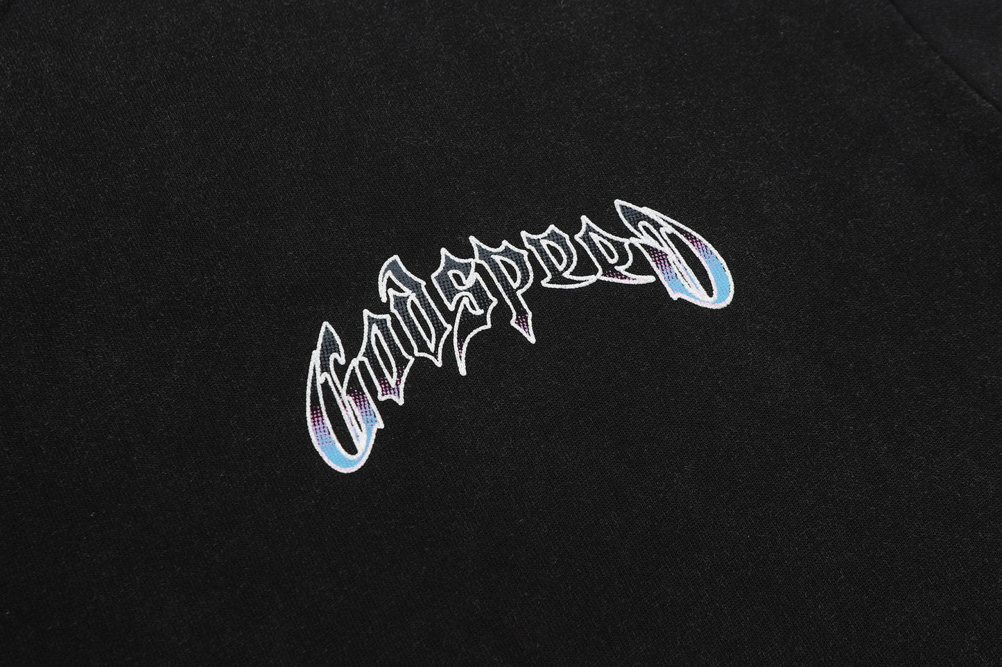Godspeed Washed Black Skull Graphic T-Shirt — detail