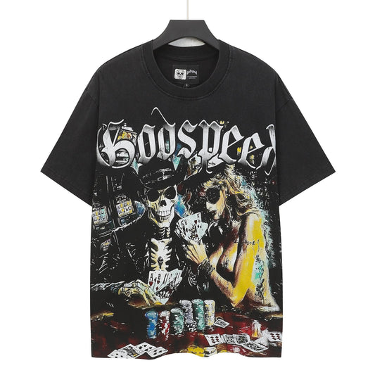 Godspeed Casino Graphic Short-Sleeve T-Shirt — hero