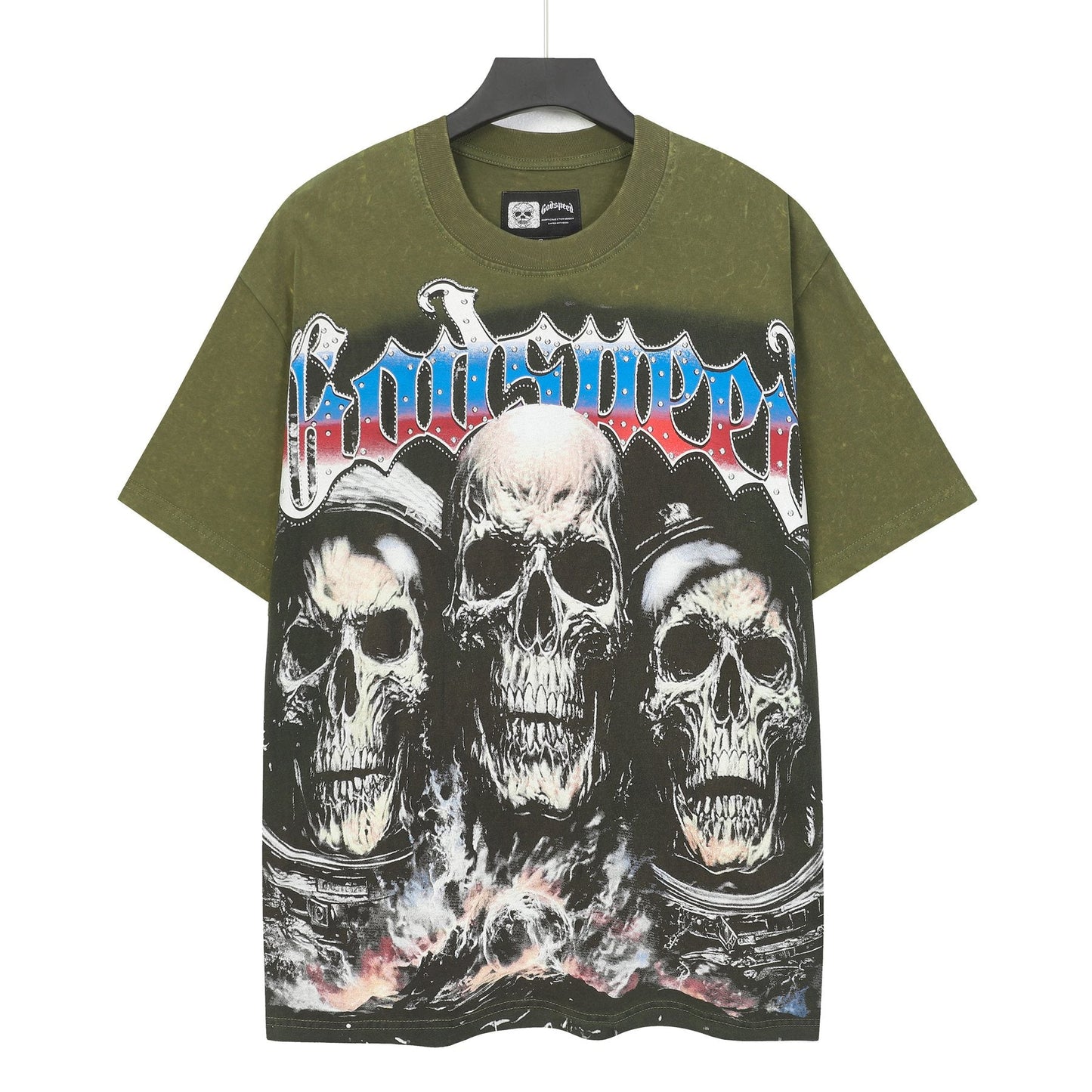 Godspeed World Tour Skull Graphic T-Shirt — front