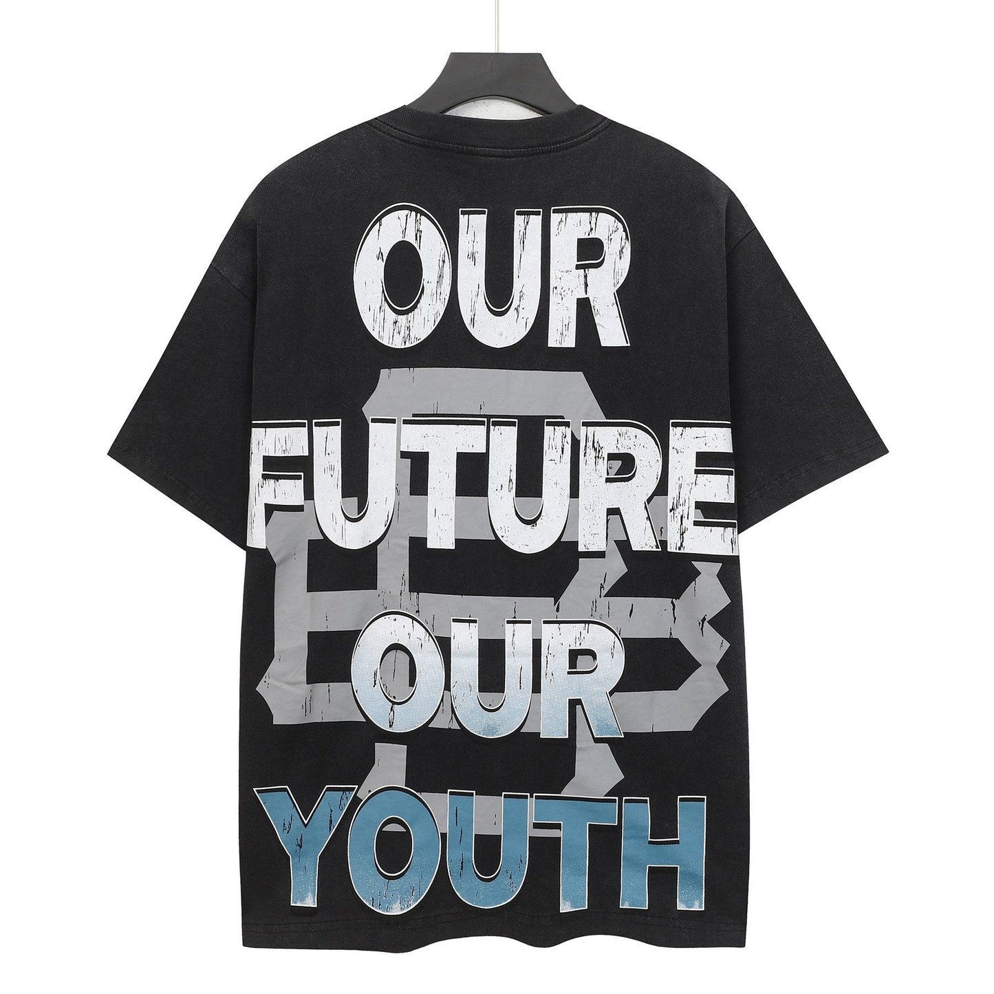 Godspeed Our Future Our Youth Graphic T-Shirt — back
