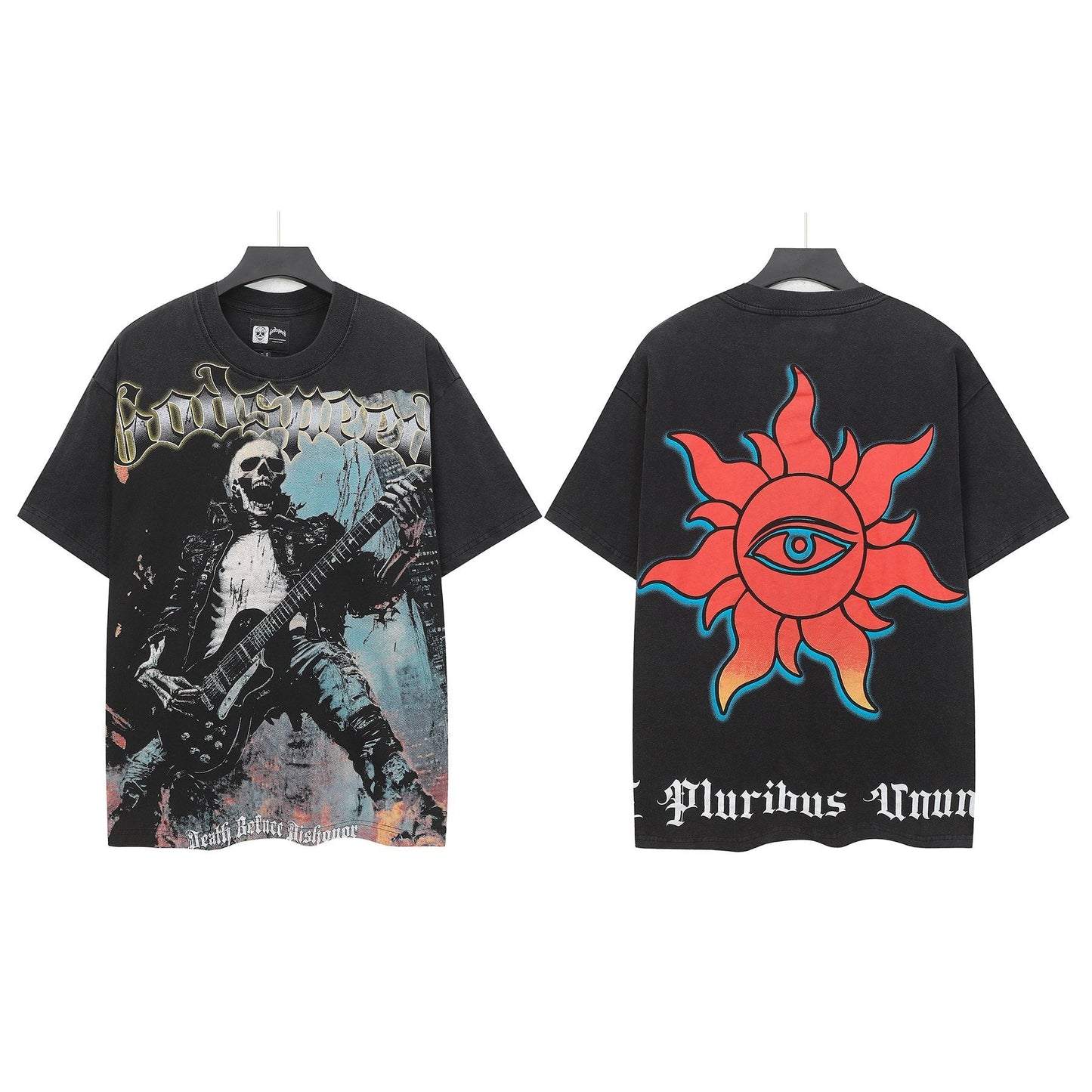Godspeed Death Before Dishonor Graphic T-Shirt — hero