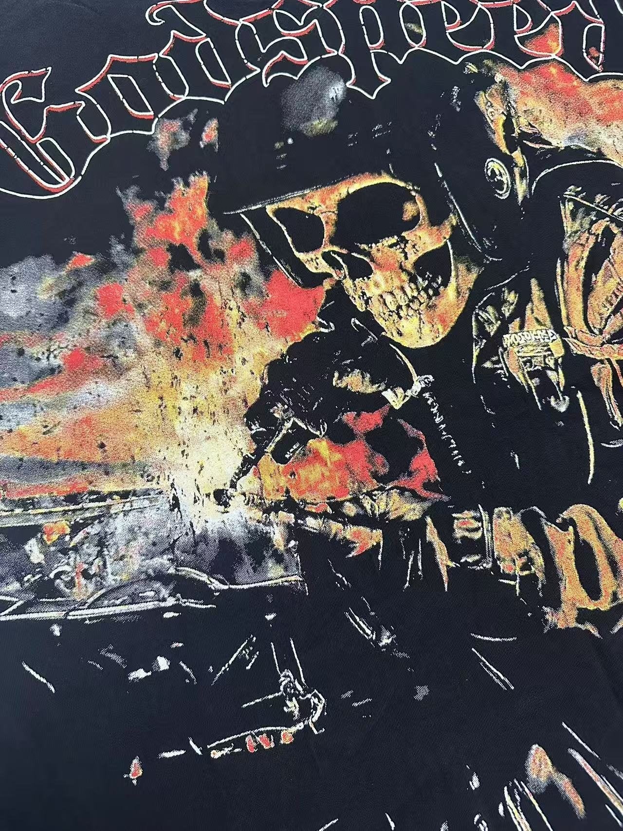 Godspeed Born to Ride Graphic T-Shirt — detail