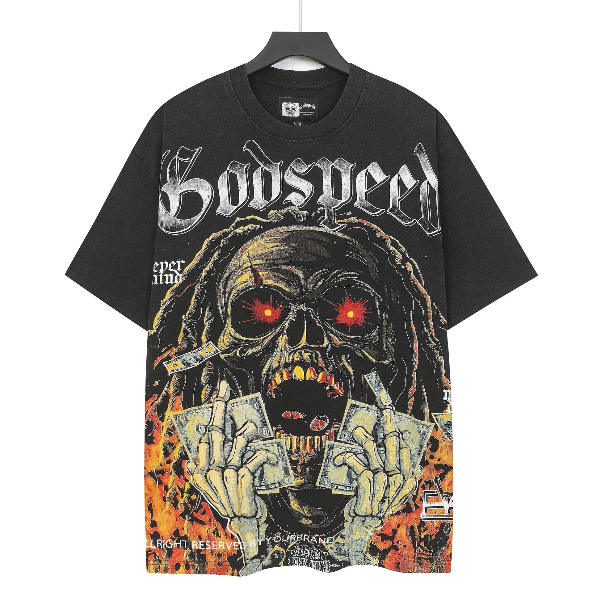 Godspeed Rich Money Drugs Graphic T-Shirt — hero