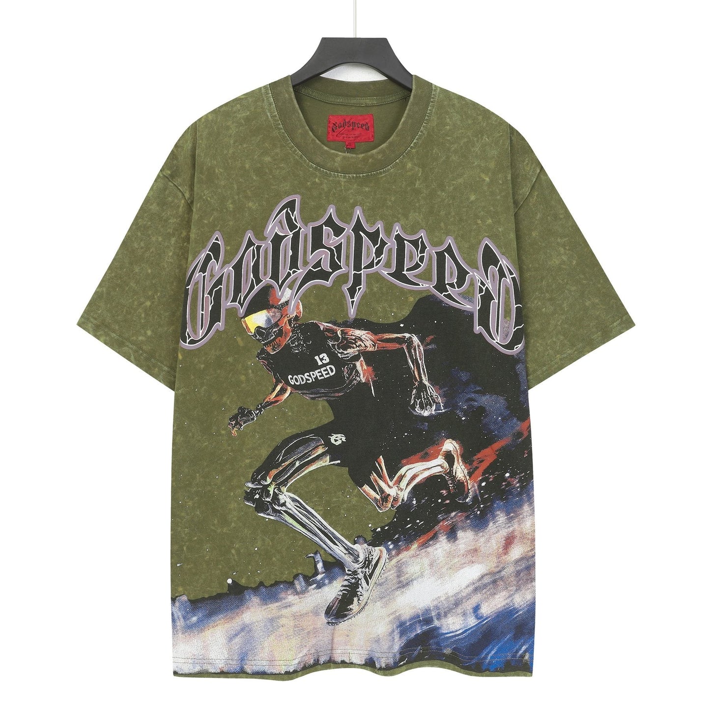 Godspeed Washed Rock Graphic T-Shirt — front
