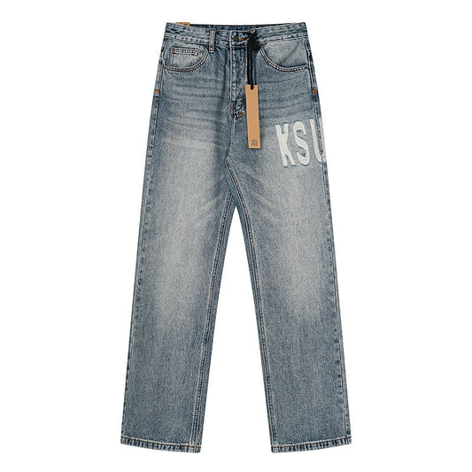 Ksubi Light Blue Straight-Leg Jeans — hero