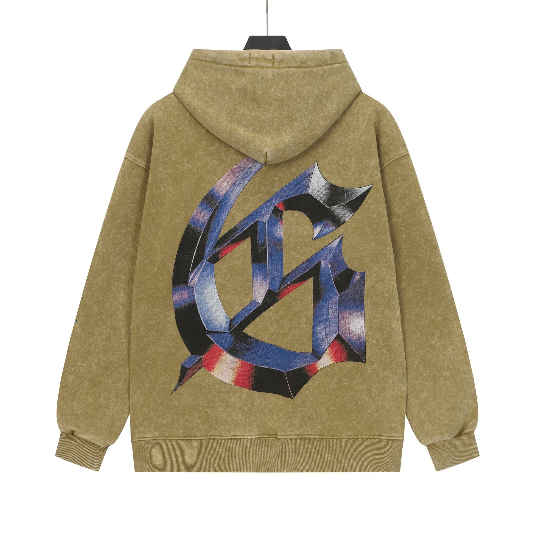 Godspeed Washed Skull Graphic Hoodie — back