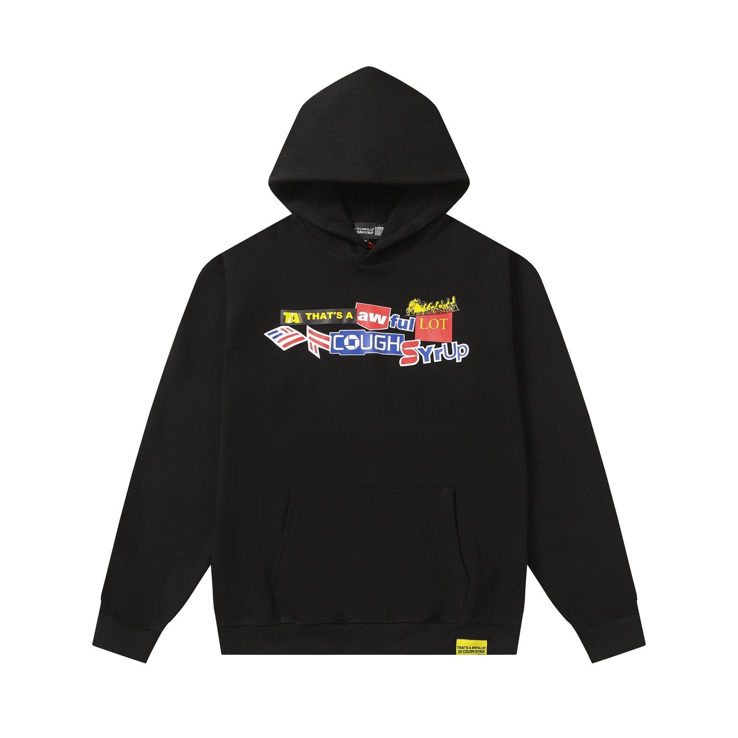 THAT'S A AWFUL LOT OF COUGH SYRUP Star Graphic Hoodie — front