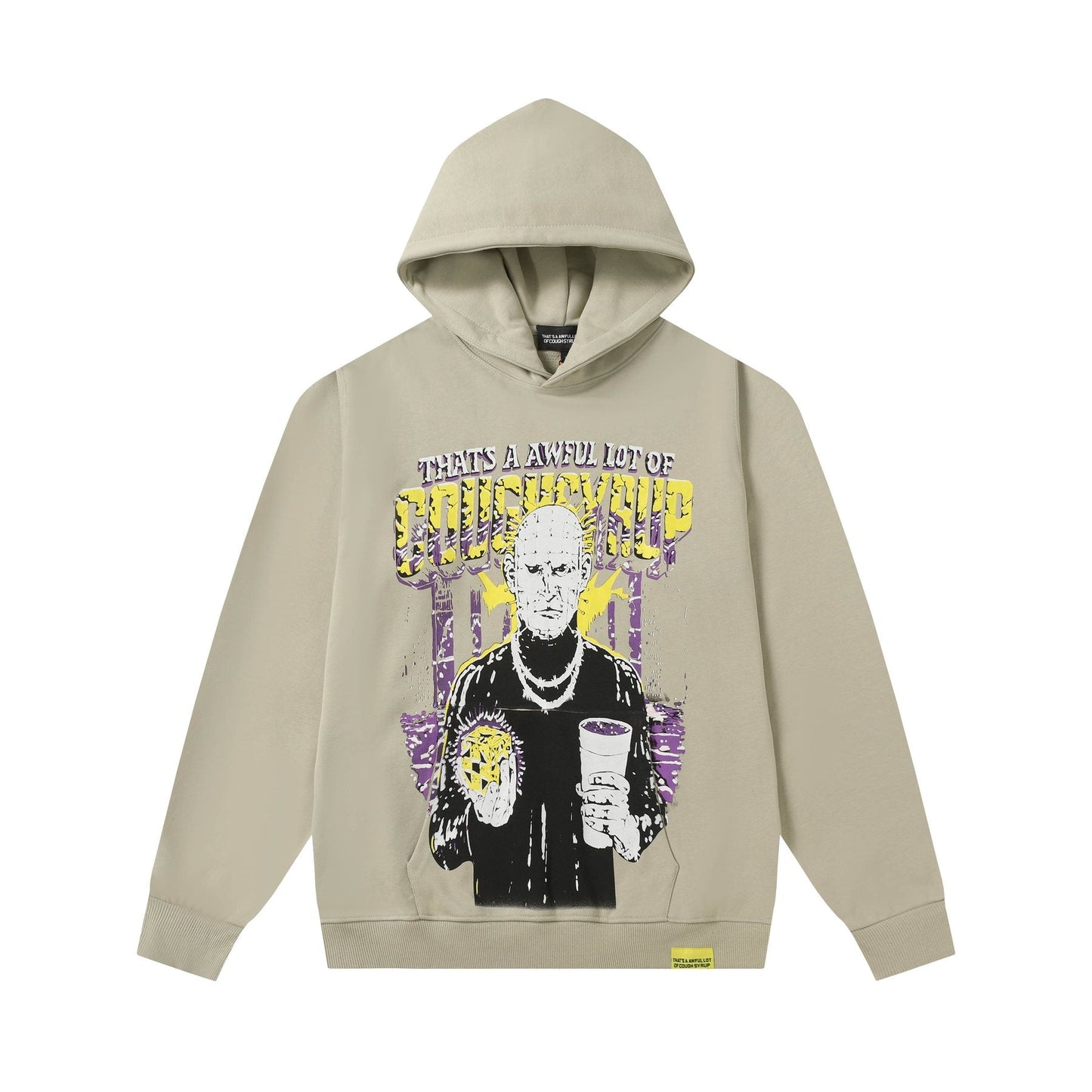 THAT'S A AWFUL LOT OF COUGH SYRUP Star Graphic Hoodie — front