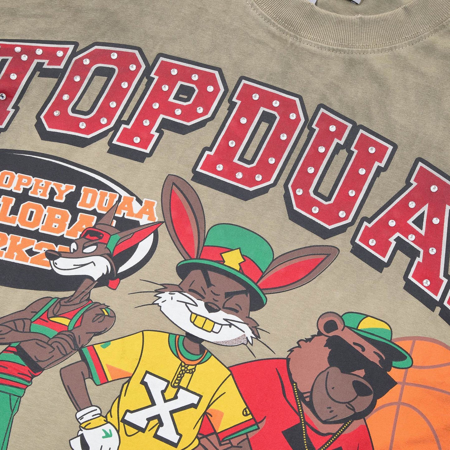 Rough Play DUAA All Star Graphic T-Shirt — detail