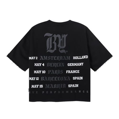 BKYS Revival Skull DJ Tour Graphic T-Shirt — back