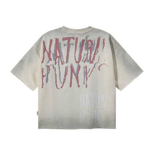BKYS Revival Natural Punks Cropped Graphic T-Shirt — back