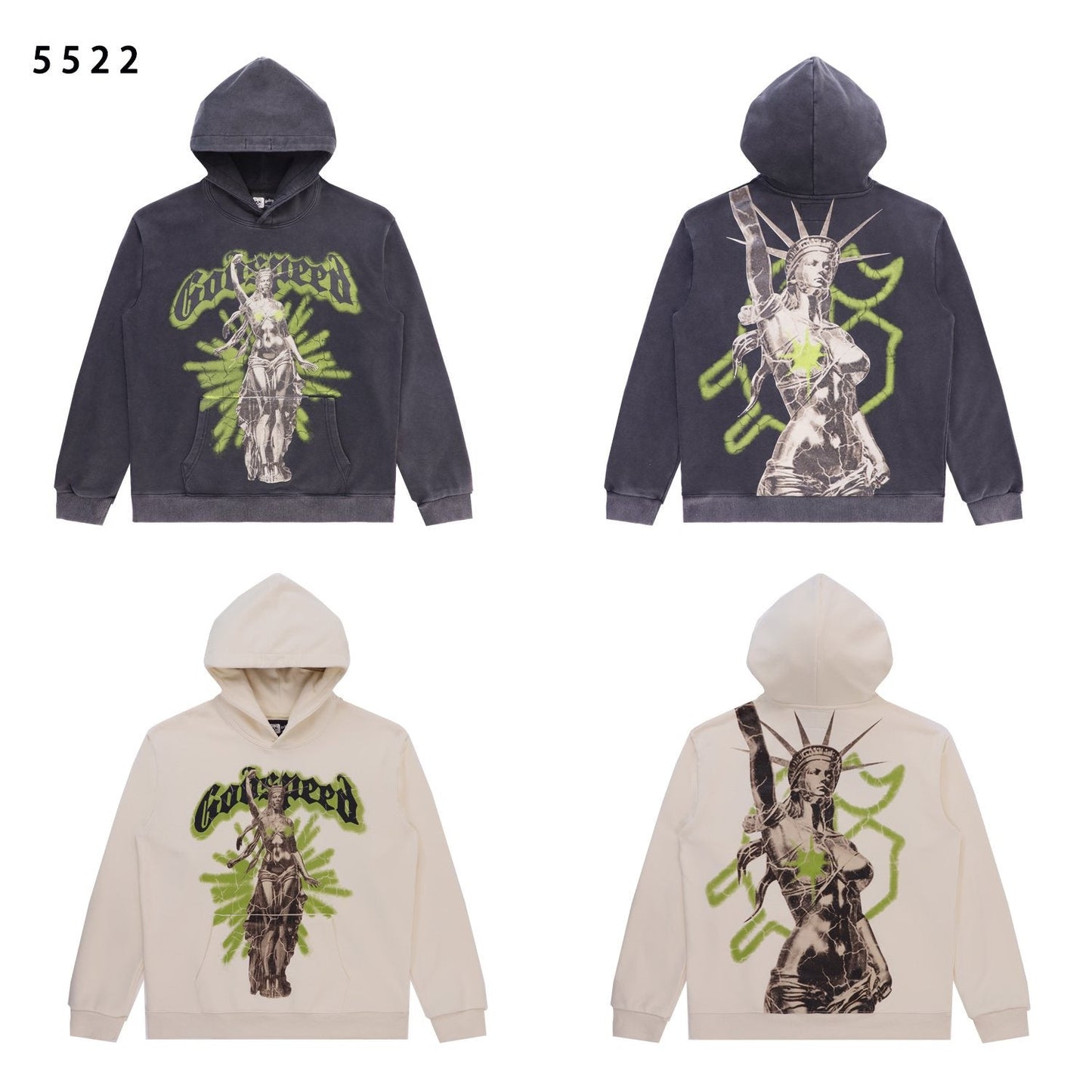 Godspeed Washed Graphic Hoodie — comparison