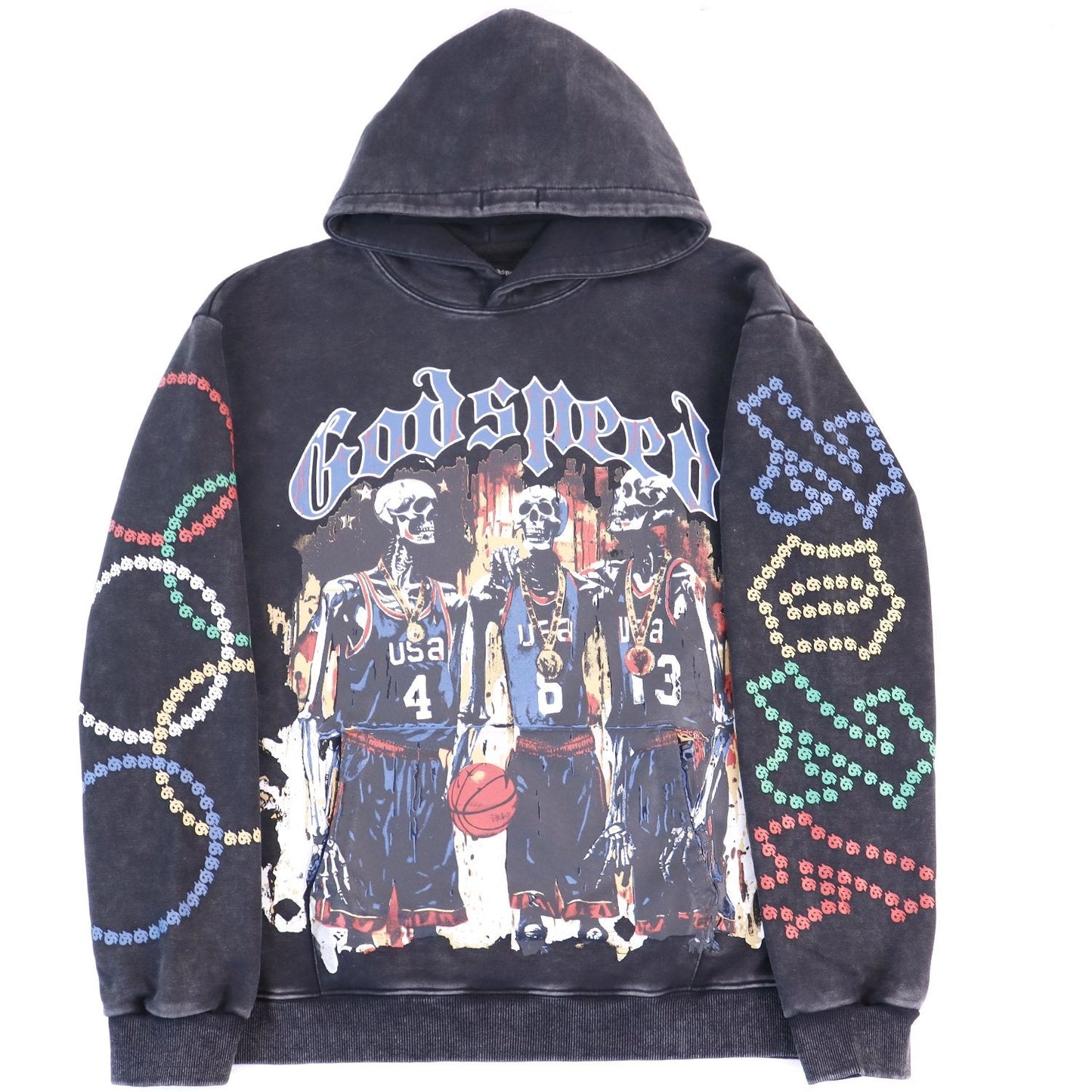 Godspeed Out of Many One Graphic Hoodie — hero