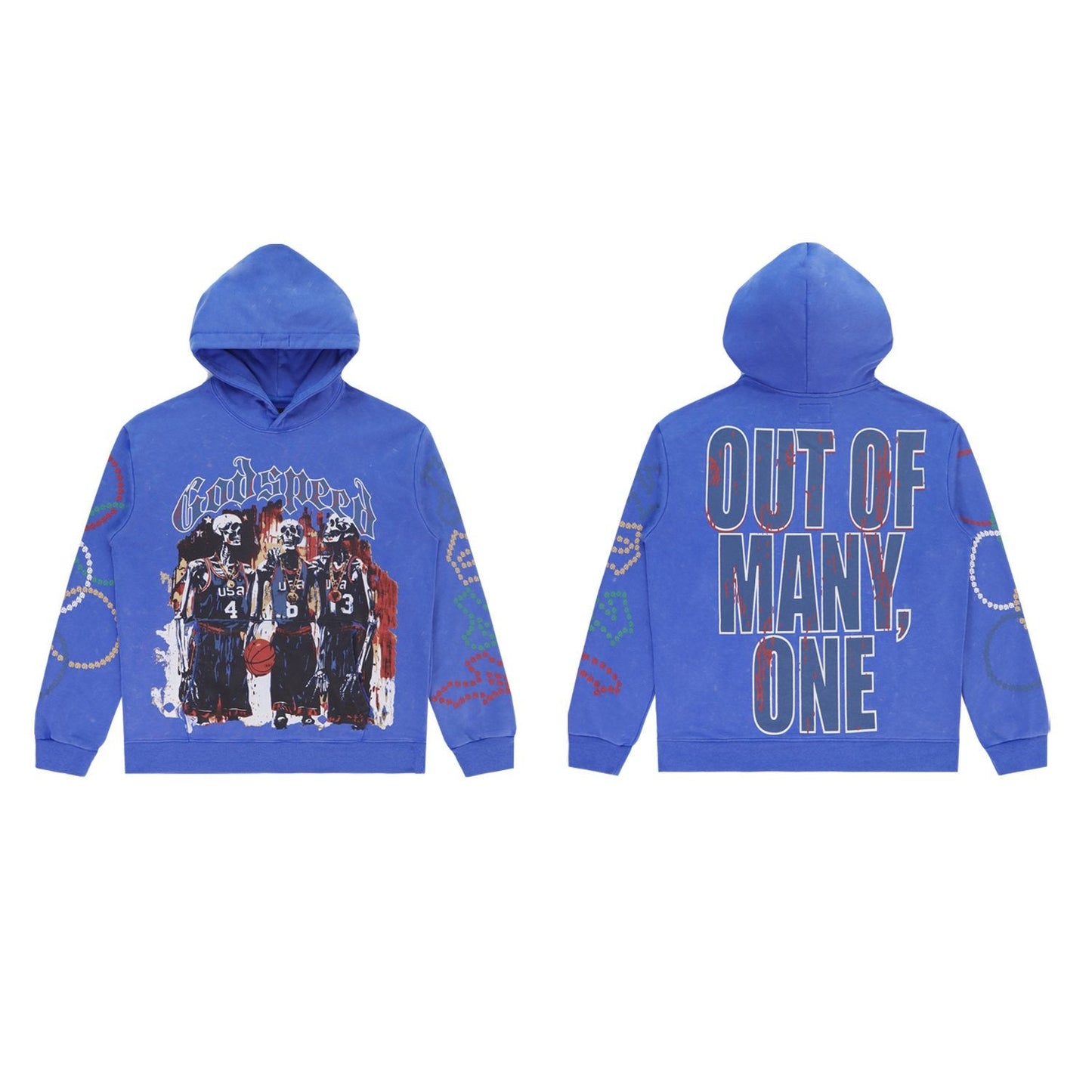 Godspeed Out of Many One Graphic Hoodie — comparison